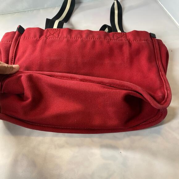 Marc Jacobs Savvy Red Canvas Logo Print Tote - Picture 7 of 7